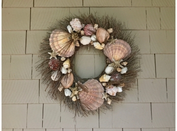 Seashell And Seagrass Wreath