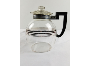 Vintage Mid Century Glass Coffee/Tea Pot