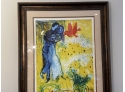 Marc Chagall (1887-1985) Initialed In Pencil And Numbered Print 'Lovers And Dasies'