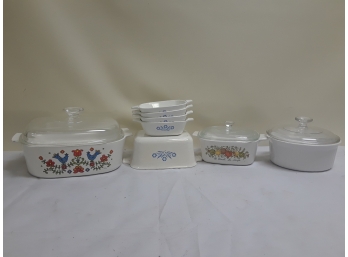 Collection Of Corning Ware Cookware