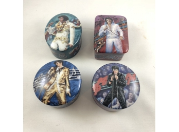 Set Of 4 Limited Edition Music Boxes From Elvis' 'Greatest Hits' Series 1992