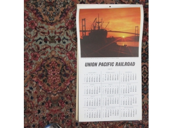 Vintage 1971 Union Pacific Calendar