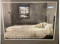 Andrew Wyeth Print Of Labrador Retriever Sleeping On A Bed 'Master Bedroom'
