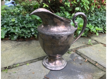 Hand Hammered Silver Plated Pitcher