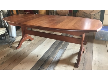Cherry Danish Style Table With Three Leaves