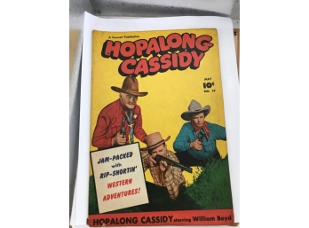 Vintage Comics From The Hopalong Cassidy Series