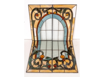Four Stained Glass Panels