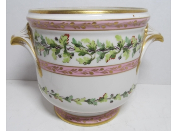 Fine French Porcelain Cache Pot Planter