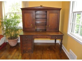 Antique Law Partners Desk