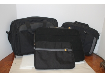 Pre Owned Lot Of Four Laptop Sleeves & Briefcases