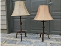 Two Compatible Iron Table Lamps