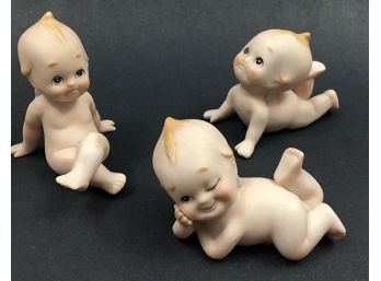 Porcelain Kewpie Baby Doll Figurines
