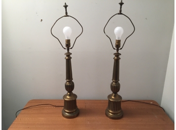 Antique Brass Table Lamps