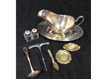 Sterling & Silver Plate Lot