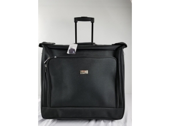 Geoffrey Beene Black Rolling Garment Carrier/Suitcase