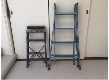 Two Vintage Ladders