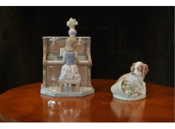 Two Lladro Figures 'Practice Make Perfect'  And 'It Wasn't Me'