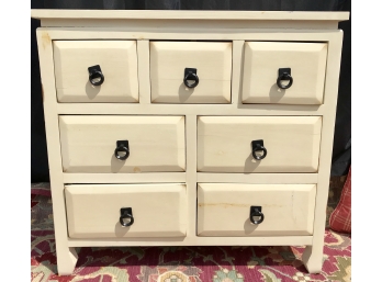 Absolutely Gorgeous “distressed” Look Accent/storage Cabinet With The Rustic Knobs