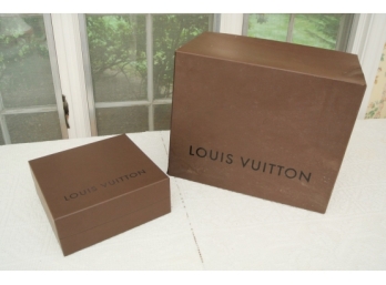 Two Louis Vuitton Boxes