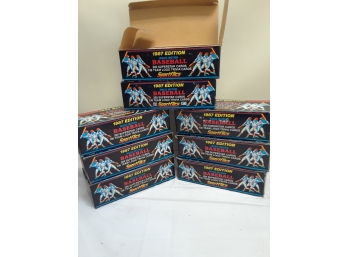 Eight Boxes 1987 Edition Magic Motion Baseball Cards  *NEW*