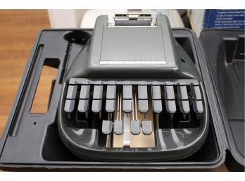 Reporter Stenograph Shorthand Machine With Original Case