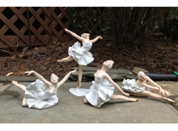 Wallendorf Porcelain Figurines - Four Swan Lake Dancers