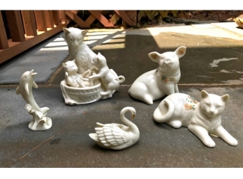 Group Of Lenox Porcelain Animal Figures