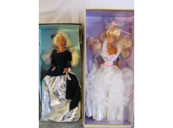 Two Barbie Collector Dolls - Winter Velvet