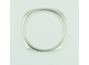 TIFFANY & CO SILVER SQUARE CUSHION RING BAND SIZE 8.5