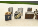 Assorted Vintage Lighters And Ashtrays