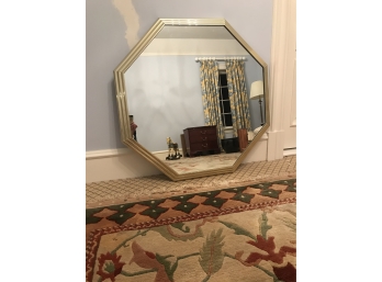 Octagonal Gilt Framed Wall Mirror