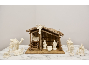 Vintage 12 Piece Nativity Set