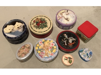 Lot Of Cookie/Candy Tins