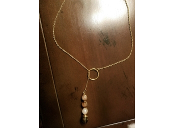 Gold Filled   Lariat  Style Necklace