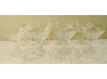 Eight Vintage Waterford Kylemore Champagne/Tall Sherbert Glasses