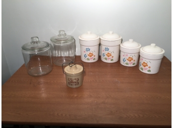 Ceramic And Glass Canisters