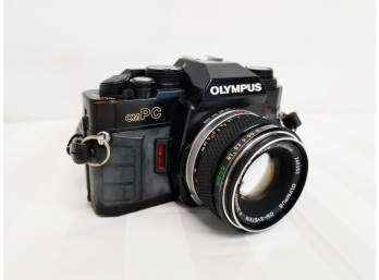 Vintage Olympus OM-PC With Zuiko Auto-S 50mm F1.8: 35mm Film Camera
