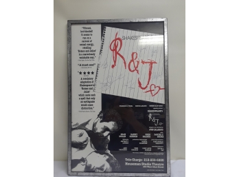 Shakespeare's Romeo And Juliet Cast Signed Poster, Framed