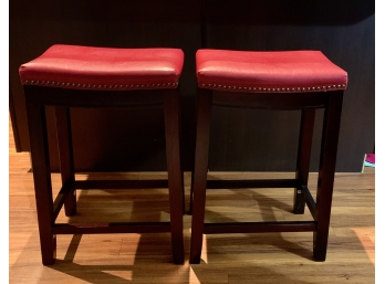 Pair Of Counter Height Stools (RETAIL $198.00)
