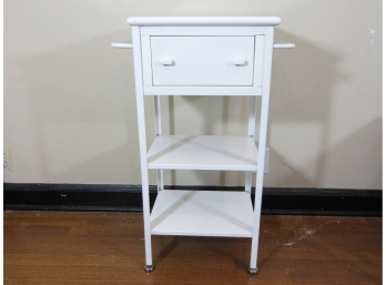 White Painted Metal Medical Stand