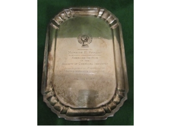 Sterling Trophy Tray  - Approx 7.1 Troy Oz