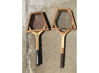 Two Bancroft Tennis Rackets