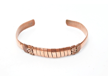 Copper Toned Cuff Bracelet