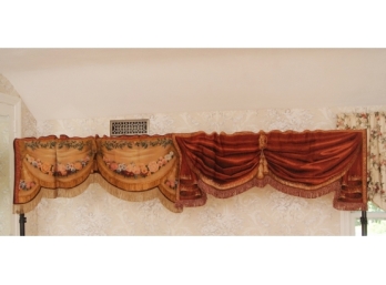 Two French Tapestry Valences - RETAIL $500