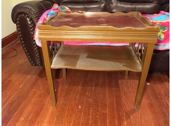 Two Tier Tray Top End Table