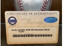 Andy Pettitte Autographed 2009 World Series Baseball With COA