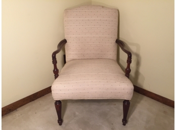 Hardwood Upholstered Arm Chair