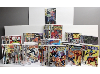Lot Of 150 Comic Books - Captain Marvel, Peter Parker The Spectacular Spiderman, The Incredible Hulk, Ironman And More