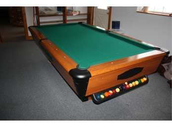 Pool Table And Accessories (Professional Pool Table Movers Required)