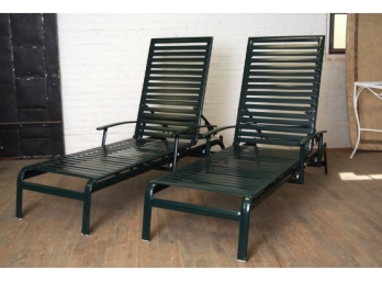 Vintage Brown Jordan  Retractable Arm Chaise Lounges #2 - Retail $350
